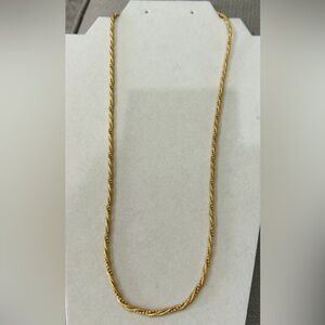Napier Elegant Gold Rope Chain Necklace
